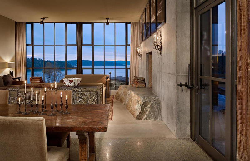 Where nature and architecture meet, The Pierre, Washington, USA, Ancient sandstone cave home, Worcestershire, UK, Fallingwater, Pennsylvania, USA, Casa do Penedo, Fafe, Portugal, Cave house, Ciudad Real, Spain, Morada Escondida, Todos Santos, Mexico, Turf homes, Hofskirkja, Iceland, Around the Oak, Saxony-Anhalt, Germany, Dune House, Massachusetts, USA, Sycamore House, California, USA, House Inside a Rock, Hejaz, Saudi Arabia
