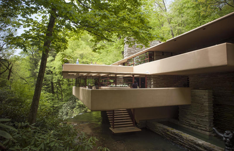Where nature and architecture meet, The Pierre, Washington, USA, Ancient sandstone cave home, Worcestershire, UK, Fallingwater, Pennsylvania, USA, Casa do Penedo, Fafe, Portugal, Cave house, Ciudad Real, Spain, Morada Escondida, Todos Santos, Mexico, Turf homes, Hofskirkja, Iceland, Around the Oak, Saxony-Anhalt, Germany, Dune House, Massachusetts, USA, Sycamore House, California, USA, House Inside a Rock, Hejaz, Saudi Arabia
