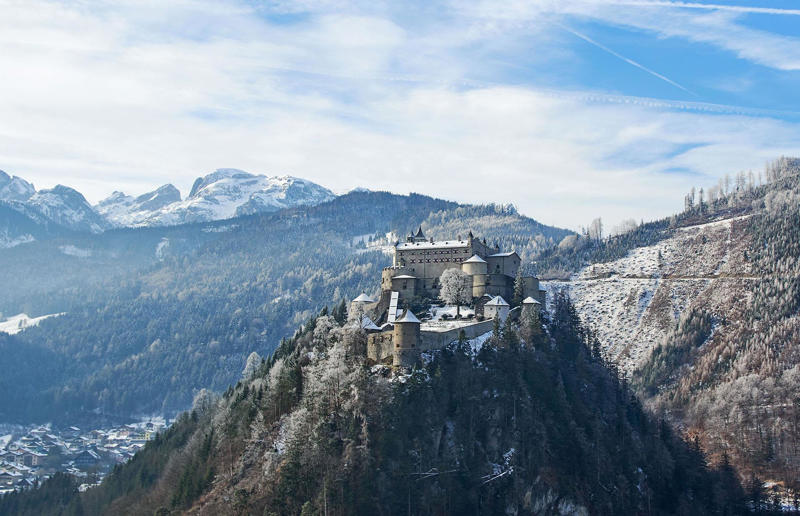 30. Vianden Castle, Luxembourg, 29. Prague Castle, Czechia, 28. Chapultepec Castle, Mexico, 27. Amigo’s Castle, New South Wales, Australia, 26. Amber Fort, India, 25. Larnach Castle, New Zealand, 24. Bodiam Castle, England, UK, 23. Topkapi Palace, Turkey, 22. Rhodes Castle, Greece, 21. Castello di Amorosa, California, USA, 20. Shuri Castle, Okinawa, Japan, 19. Frederiksborg Castle, Denmark, 18. Bran Castle, Romania, 17. Schwerin Castle, Germany, 16. Bojnice Castle, Slovakia, 15. Malbork Castle, Poland, 14. Edinburgh Castle, Scotland, UK, 13. Predjama Castle, Slovenia, 12. Chambord Castle, France, 11. Castello Aragonese, Italy, 10. Eilean Donan, Scotland, UK, 9. Casa Loma, Ontario, Canada, 8. Alcázar of Segovia, Spain, 7. Ksar of Ait-Ben-Haddou, Morocco, 6. Hohenwerfen Castle, Austria, 5. Windsor Castle, England, UK, 4. Trakai Island Castle, Lithuania, 3. Pena Palace, Portugal, 2. Neuschwanstein Castle, Germany