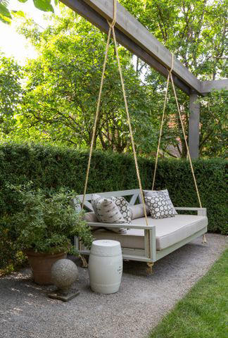 1. Create Privacy with Hedges, 2. Expand a Small Yard with Levels, 3. Layer Shades of Green, 4. Carve out Relaxation Space, 5. Soften the Landings, 6. Link to Indoors, 7. Evoke a Mediterranean Escape, 8. Set the Tone at the Front Door