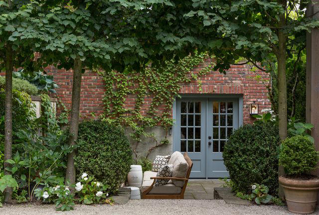 1. Create Privacy with Hedges, 2. Expand a Small Yard with Levels, 3. Layer Shades of Green, 4. Carve out Relaxation Space, 5. Soften the Landings, 6. Link to Indoors, 7. Evoke a Mediterranean Escape, 8. Set the Tone at the Front Door