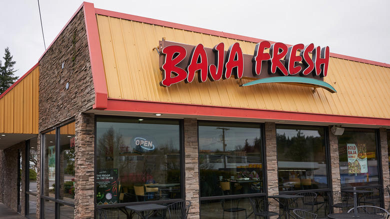 4. Baja Fresh 11. Taco Bell, 7. Cafe Rio, 4. Baja Fresh, 1. Moe's Southwest Grill