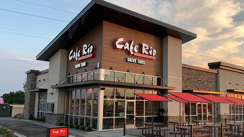 7. Cafe Rio 11. Taco Bell, 7. Cafe Rio, 4. Baja Fresh, 1. Moe's Southwest Grill