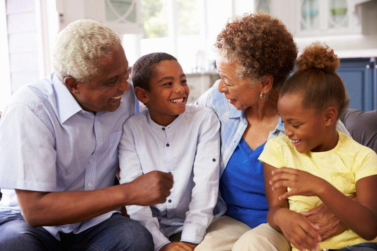 Harder to adapt Broodiness for grandchildren, Grandparent envy, No obligation to be a child minder, Getting involved as a semi-grandparent, Harder to adapt