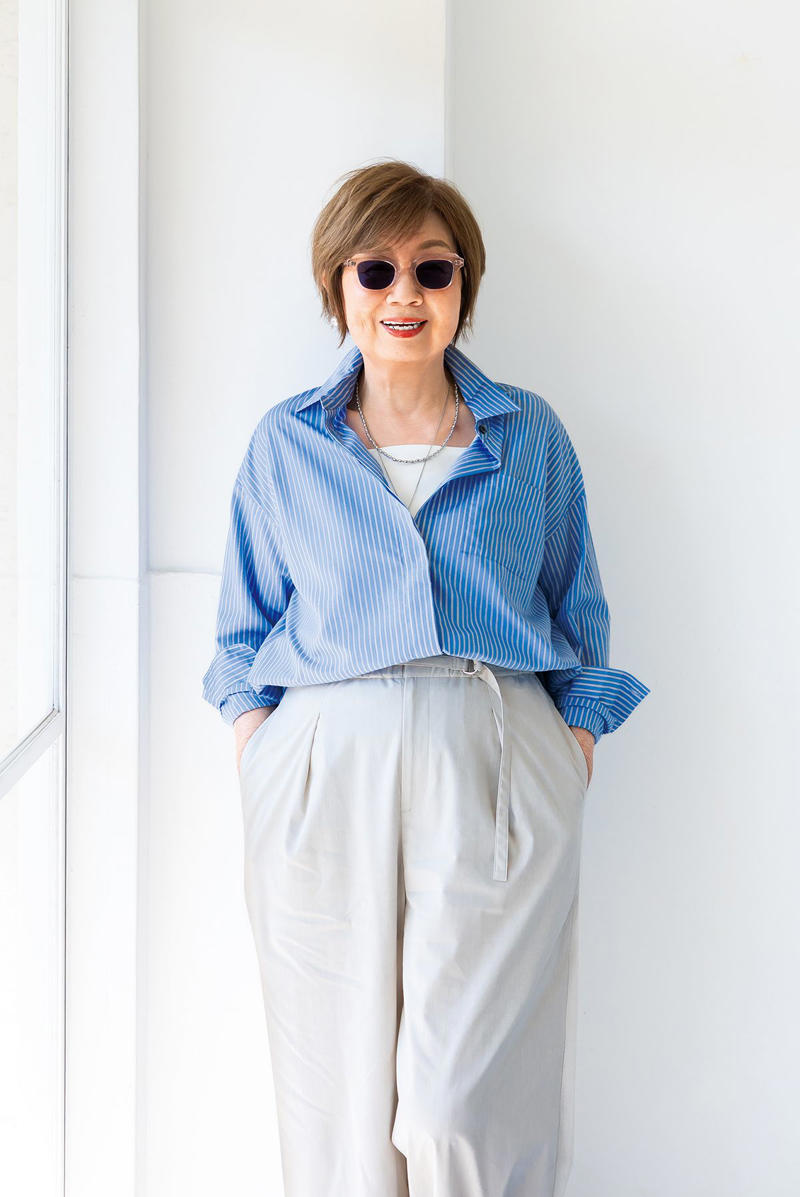 毎年同じ夏の装い。雰囲気を変えるには？, サングラスを取り入れれば新しい自分に出会える, いつもと違うお店が挑戦の第一歩, ◆読者モデル・山本さん変身後のコメント