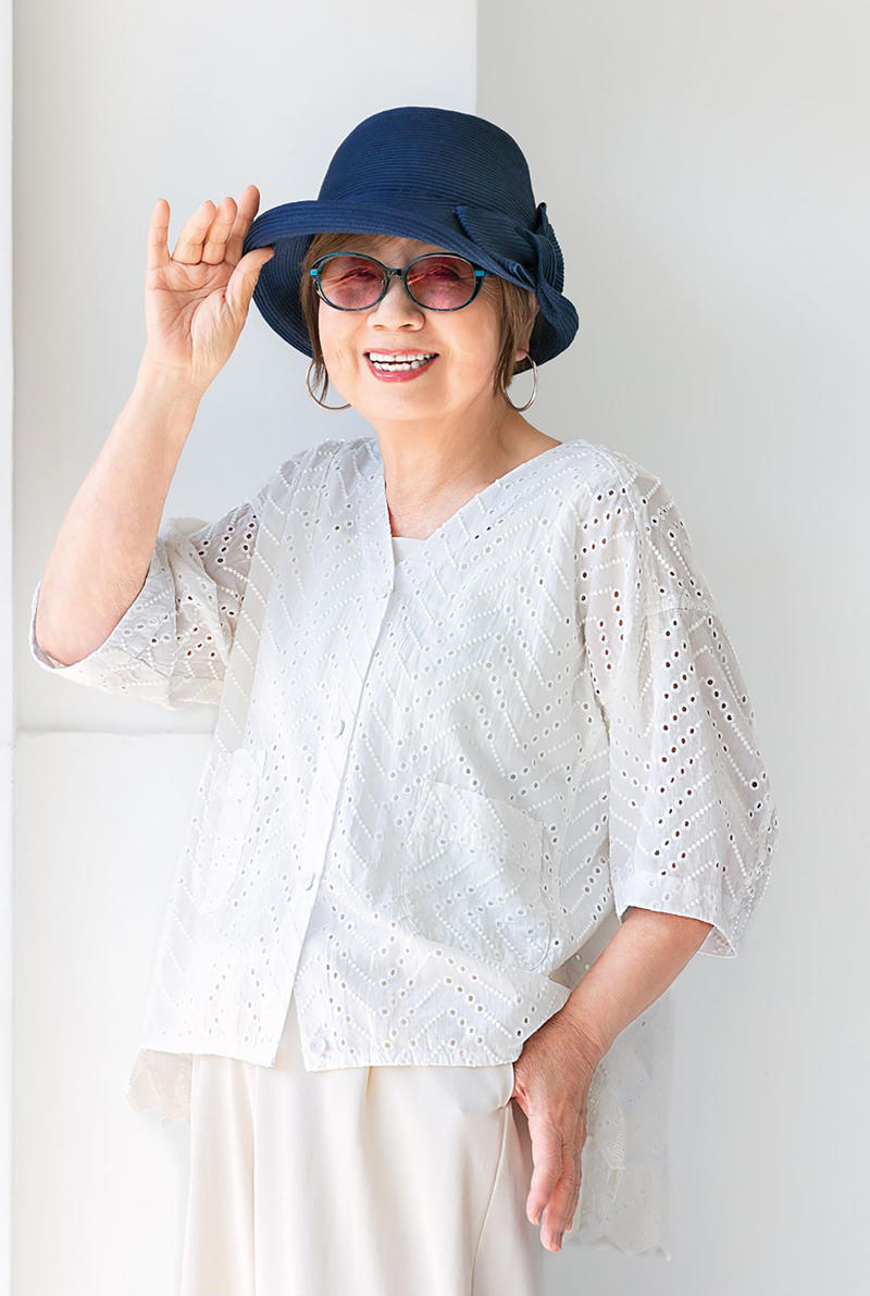毎年同じ夏の装い。雰囲気を変えるには？, サングラスを取り入れれば新しい自分に出会える, いつもと違うお店が挑戦の第一歩, ◆読者モデル・山本さん変身後のコメント
