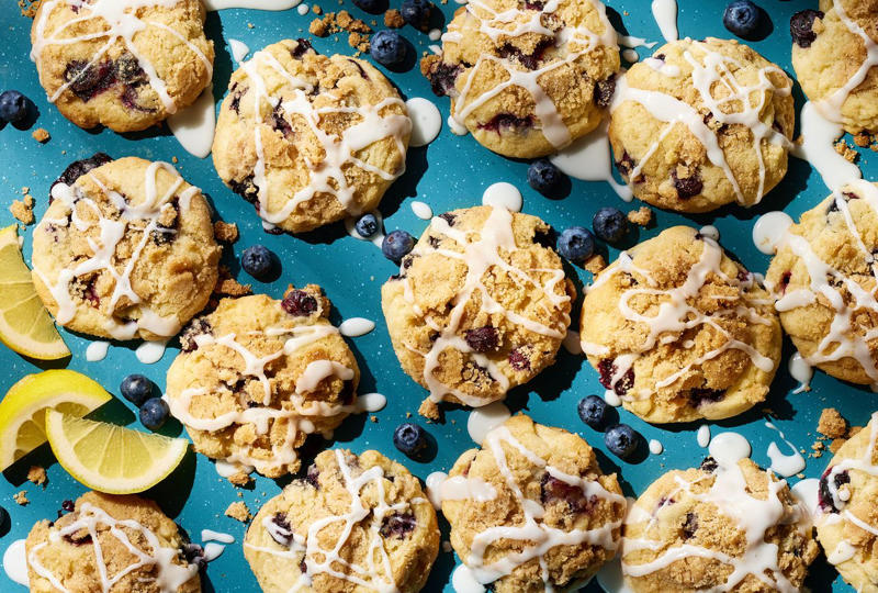 Sour Cream Banana Bread, Brown Butter–Pecan Cinnamon Rolls, Coffee Cake with Cinnamon Streusel, Blueberry and Meyer Lemon Breakfast Pastry, Strawberry Crème Fraîche Biscuits, Orange Soufflé Coffee Cake, Blueberry Muffin Cookies, Sour Cherry Scones and Ginger-Marmalade Cream, Kardemummabullar (Swedish Cardamom Buns), Almond Croissants, Chocolate Chip Zucchini Bread, Lemon Poppy Seed Muffins, Cinnamon-Apple Babka, Old-Fashioned Buttermilk Doughnuts, Lemon-Blueberry Yogurt Loaf Cake, Cranberry-Almond Biscotti, Bakewell Coffee Cake, Pain au Chocolat, Glazed Lemon-Ginger Scones, Cherry and Cream Cheese Kolaches, Jam Doughnut Muffins, Carrot-Bran Muffins, Earl Grey Tea Bread, Raspberry-Swirl Sweet Rolls