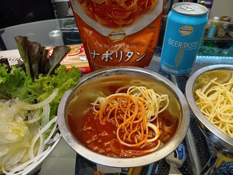 酷評のベストプライス。本当にマズイのか徹底検証, ☆1.6「早ゆでスパゲッティ」筆者の正直な感想, パスタソースと絡めて食べてみる, ☆2.0「若鶏から揚げ」筆者の正直な感想, リニューアルされて高評価も増えている, ☆2.4「キーマカレー」筆者の正直な感想, 番外編　☆1.2「ロールキャベツ」筆者の正直な感想, なぜか口コミと乖離する私の感想