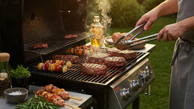Choosing your grill based on raw BTUs, Not inspecting your grill ahead of time, Trying to grill on an empty tank, Not knowing your grill's hot spots, Putting food on the grill before it's fully heated, Not cleaning your grill's grates after every use, Cooking everything at full blast, Not planning for flare-ups, Trusting your grill's built-in thermometer, Constantly opening the lid