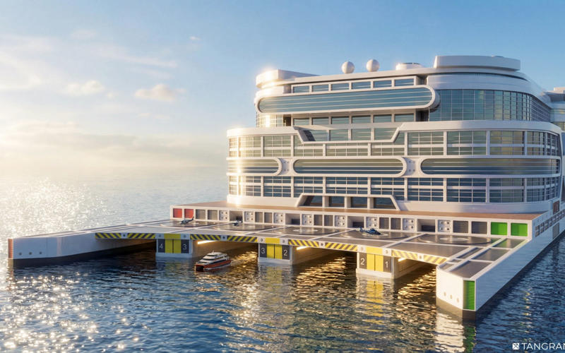 A concept 30 years in the making, Build it and they will come, Green ambitions and nuclear-powered travel, How it compares to today’s mega cruise ships