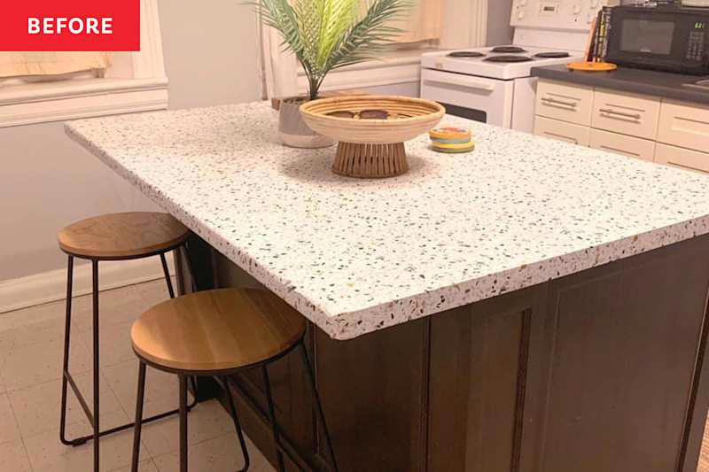 DIYs That Were Modern-Meets-Retro, "Paint Solves Everything", Contact Paper Made Every Upgrade Renter-Friendly, The Painted Floors Hold Up with Foot Traffic from Guests, Shop This Before &amp; After