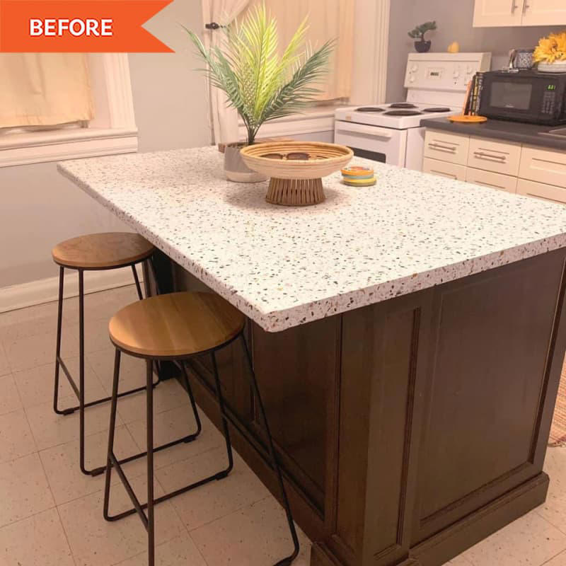 DIYs That Were Modern-Meets-Retro, "Paint Solves Everything", Contact Paper Made Every Upgrade Renter-Friendly, The Painted Floors Hold Up with Foot Traffic from Guests, Shop This Before &amp; After