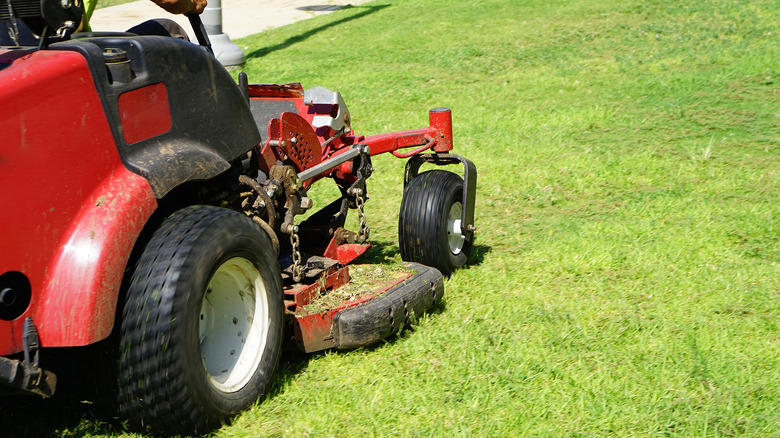 It's important to get the correct mower for your property's terrain, Lawn mower blades spin at high RPM and can cause devastating injuries, Walk through your yard looking for obstacles prior to mowing, Be careful not to discharge grass clippings onto your street