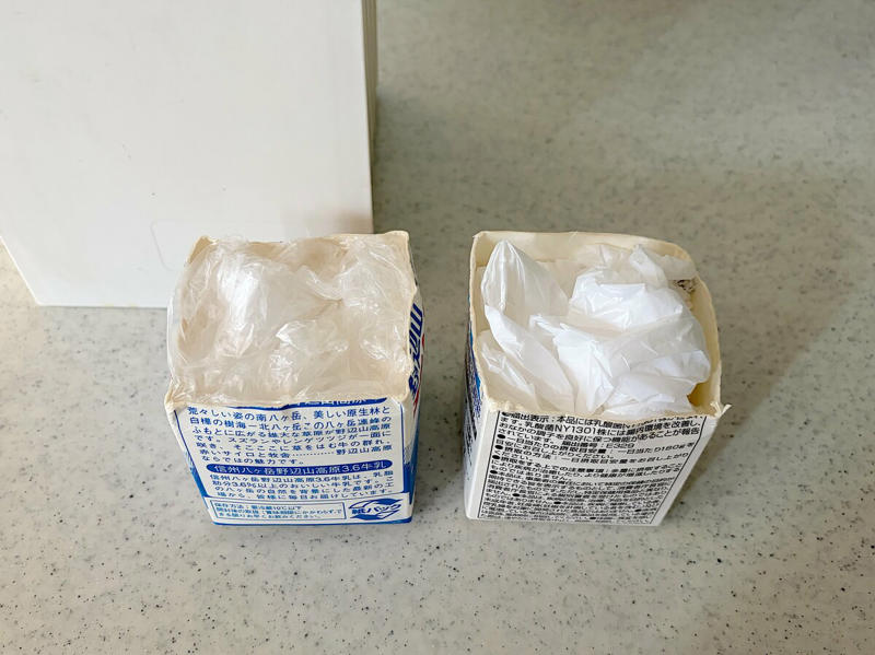 1：使う場所の近くに収納する, 2：サイズ別に2種類に分けて収納する, 3：たたまないで収納する, 4：とっておく量を決めておく