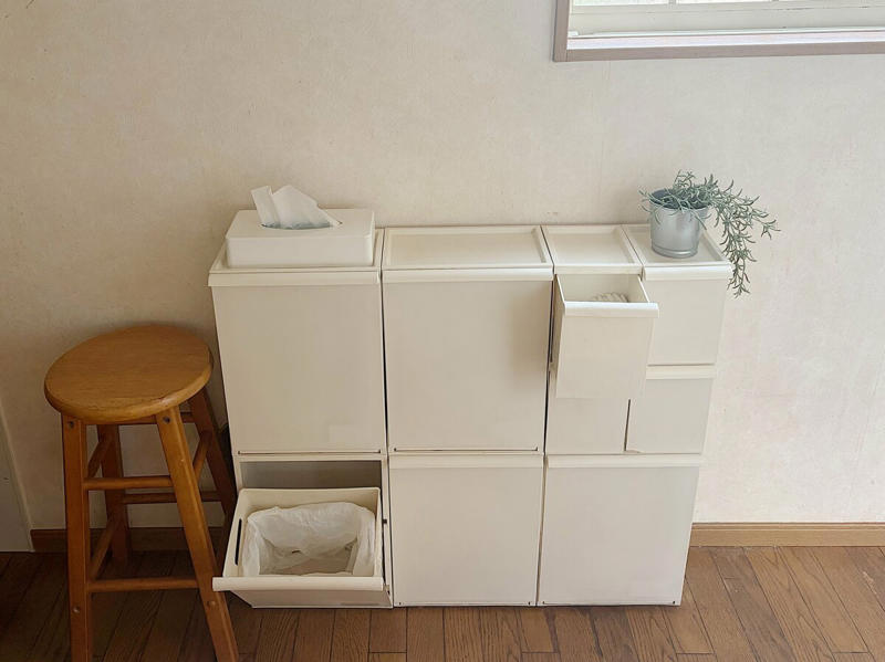 1：使う場所の近くに収納する, 2：サイズ別に2種類に分けて収納する, 3：たたまないで収納する, 4：とっておく量を決めておく