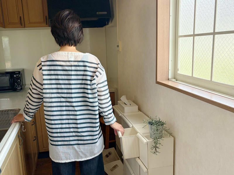 1：使う場所の近くに収納する, 2：サイズ別に2種類に分けて収納する, 3：たたまないで収納する, 4：とっておく量を決めておく