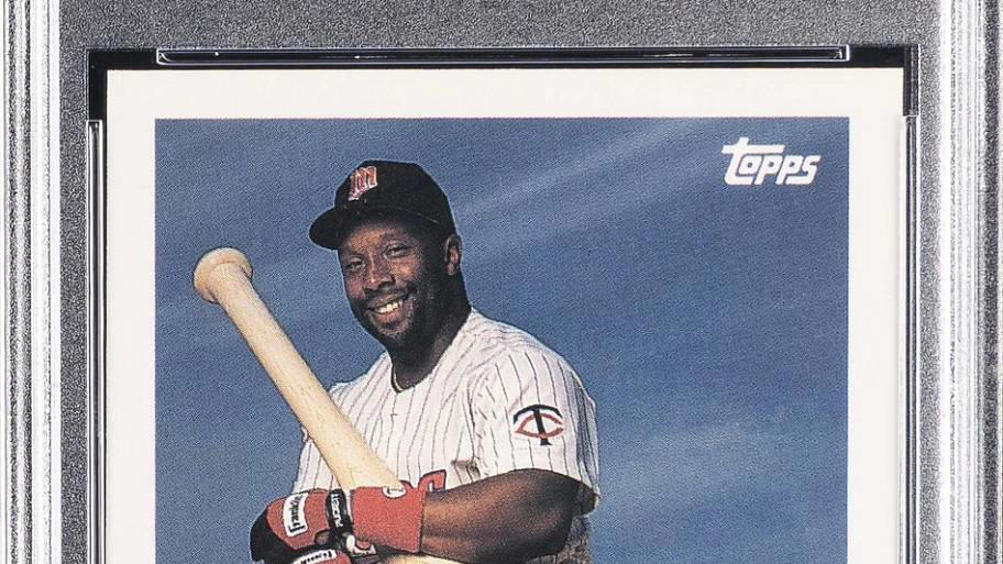 1985 Donruss Kirby Puckett #438, 1984 Fleer Update Kirby Puckett #U-93, 1996 Leaf Signature Extended Kirby Puckett Autograph, 1993 Topps Kirby Puckett #200