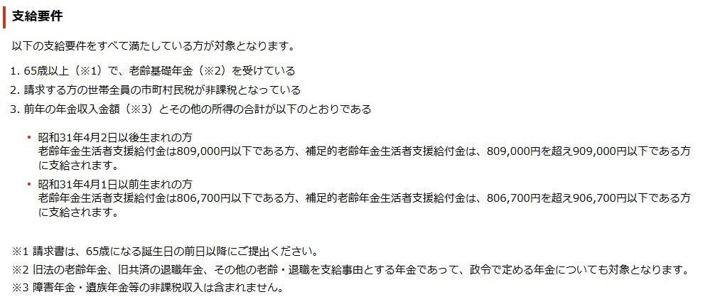 【年金生活者支援給付金】3種類の給付金「共通の支給要件」はなに?, 「老齢年金生活者支援給付金」支給要件, 「障害年金生活者支援給付金」「遺族年金生活者支援給付金」の対象者, 【年金生活者支援給付金】対前年度+3.2%増額「月5620円」を基準に年金に上乗せ!, 【2026年度】年金生活者支援給付金の給付額, 【年金生活者支援給付金】5~6月に届く「4種の通知書」受給状況で届くものが変わる!, 年金と給付金を同時に受け取っている方, 4月中に給付金が不該当となった方, 郵便局の窓口で受け取る方, 封筒で通知書が届く方