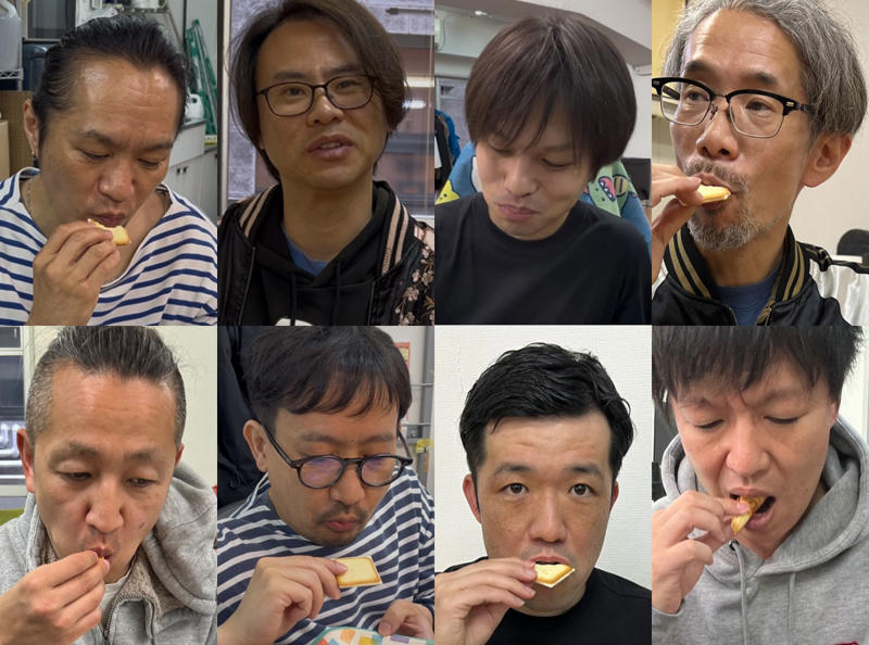 ・圧倒的な人の多さ, ・実際に食べてみた, ・ブラインドテスト的に食べ比べ, ・佐藤英典 → スノーミルクチーズの方が美味い, ・中澤星児 → お土産として渡すならスノーミルクチーズ, ・GO羽鳥 → スノーミルクチーズの方が美味い, ・原田たかし → スノーミルクチーズの方が美味い, ・Yoshio → 白い恋人の方が美味い, ・P.K.サンジュン → 白い恋人の方が美味い, ・あひるねこ → スノーミルクチーズの方が美味い, ・ジュンくん → 白い恋人の方が美味い, ・今回ご紹介したイベントの詳細データ