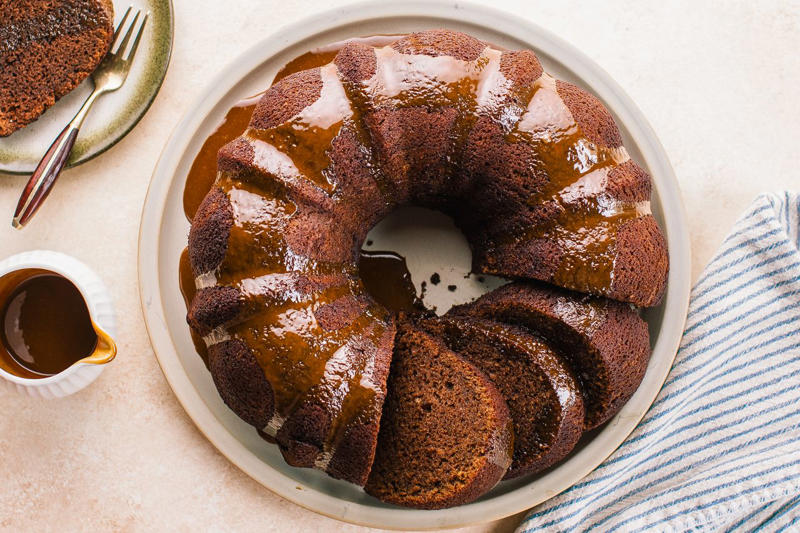 Never-Fail Chocolate Cake, Pear Pudding Cake, Whole Orange Cake, Sticky Toffee Pudding, Slow Cooker Pumpkin Dump Cake, Pouding Chômeur (Poor Man’s Pudding), Kentucky Butter Cake, Easy Lemon Snack Cake, Wine Cake, Mom's Kahlua Cake