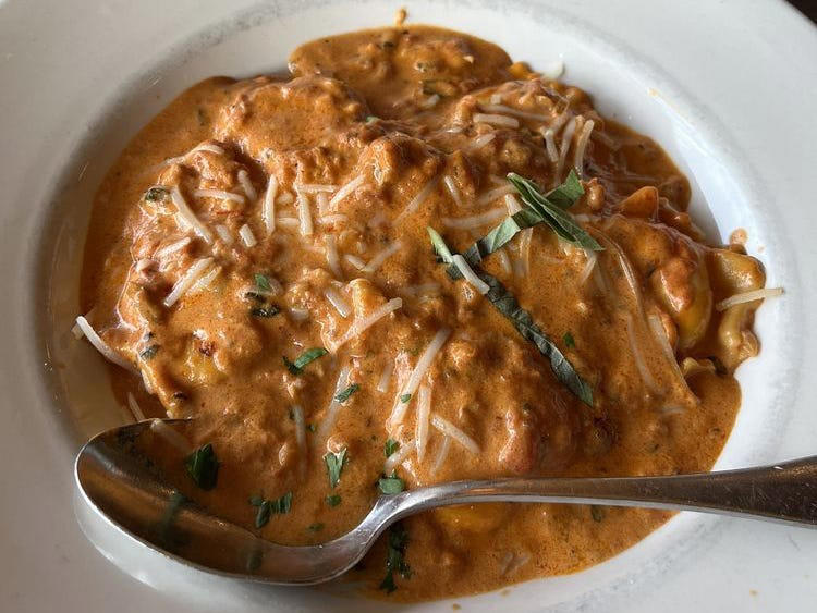 ALABAMA: Gianmarco's Restaurant in Birmingham, ARIZONA: Marcellino Ristorante in Scottsdale, ARKANSAS: Bruno's Little Italy in Little Rock, CONNECTICUT: Mystic Pizza in Mystic, DELAWARE: Mrs. Robino's in Wilmington, FLORIDA: Christini's Ristorante Italiano in Orlando, GEORGIA: La Grotta Ristorante Italiano in Buckhead, Atlanta, HAWAII: Arancino in Honolulu, IDAHO: Luciano's Italian Restaurant in Boise, ILLINOIS: The Village in Chicago, INDIANA: Iaria's Italian Restaurant in Indianapolis, IOWA: Tumea &amp; Sons in Des Moines, KANSAS: Garozzo's in Kansas City, KENTUCKY: Pompilio's in Newport, LOUISIANA: Pascal's Manale in New Orleans, MAINE: Via Vecchia in Portland, MARYLAND: Il Pizzico in Rockville, MASSACHUSETTS: Regina Pizzeria in Boston, MICHIGAN: Buddy's Pizza in Detroit, MINNESOTA: Yarusso Bros in St. Paul, MISSISSIPPI: Giardina's Restaurant in Greenwood, MISSOURI: Jasper's Italian Restaurant in Kansas City, NEBRASKA: Orsi's Italian Bakery &amp; Pizzeria in Omaha, NEVADA: Piero's Italian Cuisine in Las Vegas, NEW HAMPSHIRE: The Rosa in Portsmouth, NEW MEXICO: Trombino's Bistro Italiano in Albuquerque, NEW YORK: Lombardi's in New York City, NORTH CAROLINA: Amedeo's Italian Restaurant in Raleigh, NORTH DAKOTA: Spaghetti Western in Fargo, OHIO: Guarino's in Cleveland, OKLAHOMA: Pete's Place in Krebs, OREGON: Nostrana in Portland, PENNSYLVANIA: The Victor Café in Philadelphia, RHODE ISLAND: Camille's in Providence, SOUTH CAROLINA: Villa Tronco in Columbia, SOUTH DAKOTA: Maribella Ristorante in Sioux Falls, TEXAS: Rosie Cannonball in Houston, UTAH: Valter's Osteria in Salt Lake City, VERMONT: Sarducci's in Montpelier, VIRGINIA: Luigi's Italian Gourmet in Roanoke, WASHINGTON: The Pink Door in Seattle, WEST VIRGINIA: Fazio's Italian Restaurant in Charleston, WISCONSIN: Calderone Club in Milwaukee, WYOMING: Calico Restaurant and Bar in Jackson