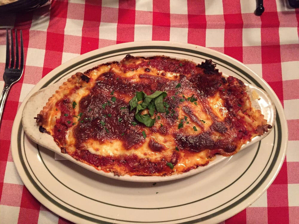 ALABAMA: Gianmarco's Restaurant in Birmingham, ARIZONA: Marcellino Ristorante in Scottsdale, ARKANSAS: Bruno's Little Italy in Little Rock, CONNECTICUT: Mystic Pizza in Mystic, DELAWARE: Mrs. Robino's in Wilmington, FLORIDA: Christini's Ristorante Italiano in Orlando, GEORGIA: La Grotta Ristorante Italiano in Buckhead, Atlanta, HAWAII: Arancino in Honolulu, IDAHO: Luciano's Italian Restaurant in Boise, ILLINOIS: The Village in Chicago, INDIANA: Iaria's Italian Restaurant in Indianapolis, IOWA: Tumea &amp; Sons in Des Moines, KANSAS: Garozzo's in Kansas City, KENTUCKY: Pompilio's in Newport, LOUISIANA: Pascal's Manale in New Orleans, MAINE: Via Vecchia in Portland, MARYLAND: Il Pizzico in Rockville, MASSACHUSETTS: Regina Pizzeria in Boston, MICHIGAN: Buddy's Pizza in Detroit, MINNESOTA: Yarusso Bros in St. Paul, MISSISSIPPI: Giardina's Restaurant in Greenwood, MISSOURI: Jasper's Italian Restaurant in Kansas City, NEBRASKA: Orsi's Italian Bakery &amp; Pizzeria in Omaha, NEVADA: Piero's Italian Cuisine in Las Vegas, NEW HAMPSHIRE: The Rosa in Portsmouth, NEW MEXICO: Trombino's Bistro Italiano in Albuquerque, NEW YORK: Lombardi's in New York City, NORTH CAROLINA: Amedeo's Italian Restaurant in Raleigh, NORTH DAKOTA: Spaghetti Western in Fargo, OHIO: Guarino's in Cleveland, OKLAHOMA: Pete's Place in Krebs, OREGON: Nostrana in Portland, PENNSYLVANIA: The Victor Café in Philadelphia, RHODE ISLAND: Camille's in Providence, SOUTH CAROLINA: Villa Tronco in Columbia, SOUTH DAKOTA: Maribella Ristorante in Sioux Falls, TEXAS: Rosie Cannonball in Houston, UTAH: Valter's Osteria in Salt Lake City, VERMONT: Sarducci's in Montpelier, VIRGINIA: Luigi's Italian Gourmet in Roanoke, WASHINGTON: The Pink Door in Seattle, WEST VIRGINIA: Fazio's Italian Restaurant in Charleston, WISCONSIN: Calderone Club in Milwaukee, WYOMING: Calico Restaurant and Bar in Jackson