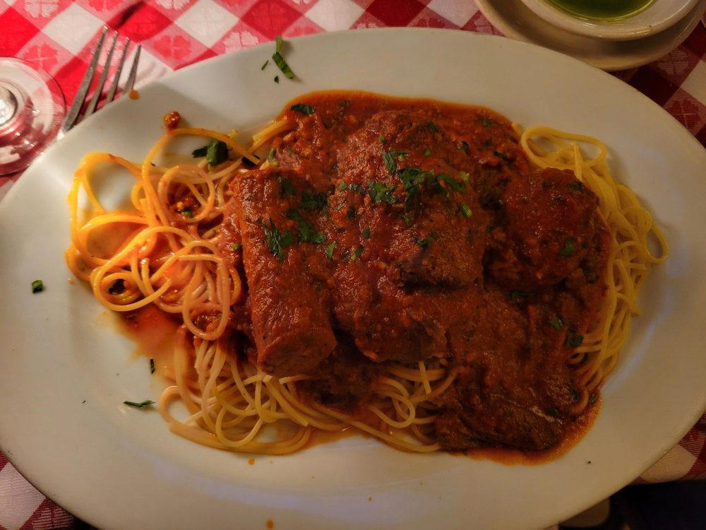 ALABAMA: Gianmarco's Restaurant in Birmingham, ARIZONA: Marcellino Ristorante in Scottsdale, ARKANSAS: Bruno's Little Italy in Little Rock, CONNECTICUT: Mystic Pizza in Mystic, DELAWARE: Mrs. Robino's in Wilmington, FLORIDA: Christini's Ristorante Italiano in Orlando, GEORGIA: La Grotta Ristorante Italiano in Buckhead, Atlanta, HAWAII: Arancino in Honolulu, IDAHO: Luciano's Italian Restaurant in Boise, ILLINOIS: The Village in Chicago, INDIANA: Iaria's Italian Restaurant in Indianapolis, IOWA: Tumea &amp; Sons in Des Moines, KANSAS: Garozzo's in Kansas City, KENTUCKY: Pompilio's in Newport, LOUISIANA: Pascal's Manale in New Orleans, MAINE: Via Vecchia in Portland, MARYLAND: Il Pizzico in Rockville, MASSACHUSETTS: Regina Pizzeria in Boston, MICHIGAN: Buddy's Pizza in Detroit, MINNESOTA: Yarusso Bros in St. Paul, MISSISSIPPI: Giardina's Restaurant in Greenwood, MISSOURI: Jasper's Italian Restaurant in Kansas City, NEBRASKA: Orsi's Italian Bakery &amp; Pizzeria in Omaha, NEVADA: Piero's Italian Cuisine in Las Vegas, NEW HAMPSHIRE: The Rosa in Portsmouth, NEW MEXICO: Trombino's Bistro Italiano in Albuquerque, NEW YORK: Lombardi's in New York City, NORTH CAROLINA: Amedeo's Italian Restaurant in Raleigh, NORTH DAKOTA: Spaghetti Western in Fargo, OHIO: Guarino's in Cleveland, OKLAHOMA: Pete's Place in Krebs, OREGON: Nostrana in Portland, PENNSYLVANIA: The Victor Café in Philadelphia, RHODE ISLAND: Camille's in Providence, SOUTH CAROLINA: Villa Tronco in Columbia, SOUTH DAKOTA: Maribella Ristorante in Sioux Falls, TEXAS: Rosie Cannonball in Houston, UTAH: Valter's Osteria in Salt Lake City, VERMONT: Sarducci's in Montpelier, VIRGINIA: Luigi's Italian Gourmet in Roanoke, WASHINGTON: The Pink Door in Seattle, WEST VIRGINIA: Fazio's Italian Restaurant in Charleston, WISCONSIN: Calderone Club in Milwaukee, WYOMING: Calico Restaurant and Bar in Jackson