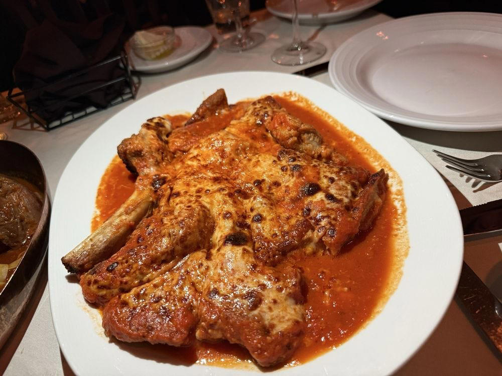ALABAMA: Gianmarco's Restaurant in Birmingham, ARIZONA: Marcellino Ristorante in Scottsdale, ARKANSAS: Bruno's Little Italy in Little Rock, CONNECTICUT: Mystic Pizza in Mystic, DELAWARE: Mrs. Robino's in Wilmington, FLORIDA: Christini's Ristorante Italiano in Orlando, GEORGIA: La Grotta Ristorante Italiano in Buckhead, Atlanta, HAWAII: Arancino in Honolulu, IDAHO: Luciano's Italian Restaurant in Boise, ILLINOIS: The Village in Chicago, INDIANA: Iaria's Italian Restaurant in Indianapolis, IOWA: Tumea &amp; Sons in Des Moines, KANSAS: Garozzo's in Kansas City, KENTUCKY: Pompilio's in Newport, LOUISIANA: Pascal's Manale in New Orleans, MAINE: Via Vecchia in Portland, MARYLAND: Il Pizzico in Rockville, MASSACHUSETTS: Regina Pizzeria in Boston, MICHIGAN: Buddy's Pizza in Detroit, MINNESOTA: Yarusso Bros in St. Paul, MISSISSIPPI: Giardina's Restaurant in Greenwood, MISSOURI: Jasper's Italian Restaurant in Kansas City, NEBRASKA: Orsi's Italian Bakery &amp; Pizzeria in Omaha, NEVADA: Piero's Italian Cuisine in Las Vegas, NEW HAMPSHIRE: The Rosa in Portsmouth, NEW MEXICO: Trombino's Bistro Italiano in Albuquerque, NEW YORK: Lombardi's in New York City, NORTH CAROLINA: Amedeo's Italian Restaurant in Raleigh, NORTH DAKOTA: Spaghetti Western in Fargo, OHIO: Guarino's in Cleveland, OKLAHOMA: Pete's Place in Krebs, OREGON: Nostrana in Portland, PENNSYLVANIA: The Victor Café in Philadelphia, RHODE ISLAND: Camille's in Providence, SOUTH CAROLINA: Villa Tronco in Columbia, SOUTH DAKOTA: Maribella Ristorante in Sioux Falls, TEXAS: Rosie Cannonball in Houston, UTAH: Valter's Osteria in Salt Lake City, VERMONT: Sarducci's in Montpelier, VIRGINIA: Luigi's Italian Gourmet in Roanoke, WASHINGTON: The Pink Door in Seattle, WEST VIRGINIA: Fazio's Italian Restaurant in Charleston, WISCONSIN: Calderone Club in Milwaukee, WYOMING: Calico Restaurant and Bar in Jackson