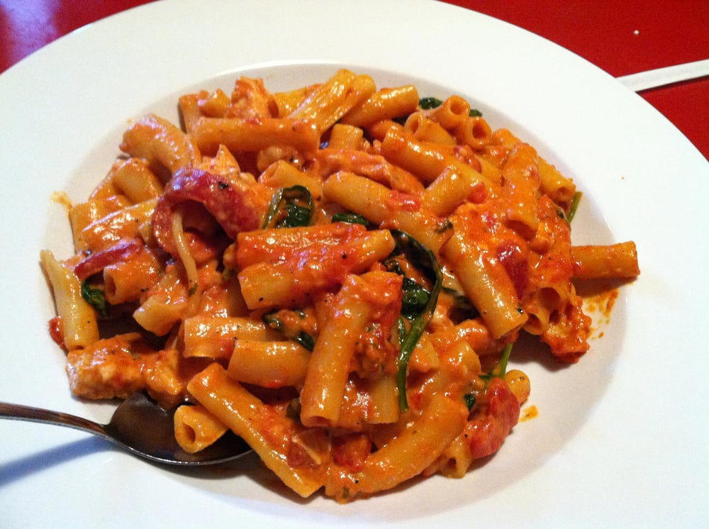 ALABAMA: Gianmarco's Restaurant in Birmingham, ARIZONA: Marcellino Ristorante in Scottsdale, ARKANSAS: Bruno's Little Italy in Little Rock, CONNECTICUT: Mystic Pizza in Mystic, DELAWARE: Mrs. Robino's in Wilmington, FLORIDA: Christini's Ristorante Italiano in Orlando, GEORGIA: La Grotta Ristorante Italiano in Buckhead, Atlanta, HAWAII: Arancino in Honolulu, IDAHO: Luciano's Italian Restaurant in Boise, ILLINOIS: The Village in Chicago, INDIANA: Iaria's Italian Restaurant in Indianapolis, IOWA: Tumea &amp; Sons in Des Moines, KANSAS: Garozzo's in Kansas City, KENTUCKY: Pompilio's in Newport, LOUISIANA: Pascal's Manale in New Orleans, MAINE: Via Vecchia in Portland, MARYLAND: Il Pizzico in Rockville, MASSACHUSETTS: Regina Pizzeria in Boston, MICHIGAN: Buddy's Pizza in Detroit, MINNESOTA: Yarusso Bros in St. Paul, MISSISSIPPI: Giardina's Restaurant in Greenwood, MISSOURI: Jasper's Italian Restaurant in Kansas City, NEBRASKA: Orsi's Italian Bakery &amp; Pizzeria in Omaha, NEVADA: Piero's Italian Cuisine in Las Vegas, NEW HAMPSHIRE: The Rosa in Portsmouth, NEW MEXICO: Trombino's Bistro Italiano in Albuquerque, NEW YORK: Lombardi's in New York City, NORTH CAROLINA: Amedeo's Italian Restaurant in Raleigh, NORTH DAKOTA: Spaghetti Western in Fargo, OHIO: Guarino's in Cleveland, OKLAHOMA: Pete's Place in Krebs, OREGON: Nostrana in Portland, PENNSYLVANIA: The Victor Café in Philadelphia, RHODE ISLAND: Camille's in Providence, SOUTH CAROLINA: Villa Tronco in Columbia, SOUTH DAKOTA: Maribella Ristorante in Sioux Falls, TEXAS: Rosie Cannonball in Houston, UTAH: Valter's Osteria in Salt Lake City, VERMONT: Sarducci's in Montpelier, VIRGINIA: Luigi's Italian Gourmet in Roanoke, WASHINGTON: The Pink Door in Seattle, WEST VIRGINIA: Fazio's Italian Restaurant in Charleston, WISCONSIN: Calderone Club in Milwaukee, WYOMING: Calico Restaurant and Bar in Jackson