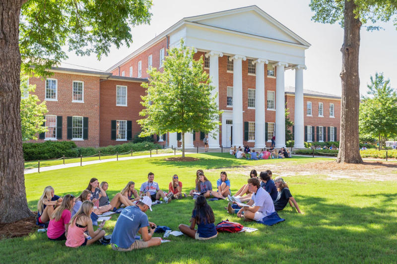 Northeastern University in Massachusetts, The University of Miami in Florida, High Point University in North Carolina, Washington University in St. Louis, Missouri, Fordham University in New York, The University of California, Santa Barbara, Harvard University in Massachusetts, The University of Mississippi