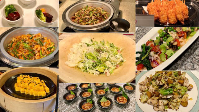 【気分は食い倒れツアー】, 【出来立てメニューも♡】, 【デザートも大満足すぎる】, 【お腹ぺこぺこ状態で行くべし！】