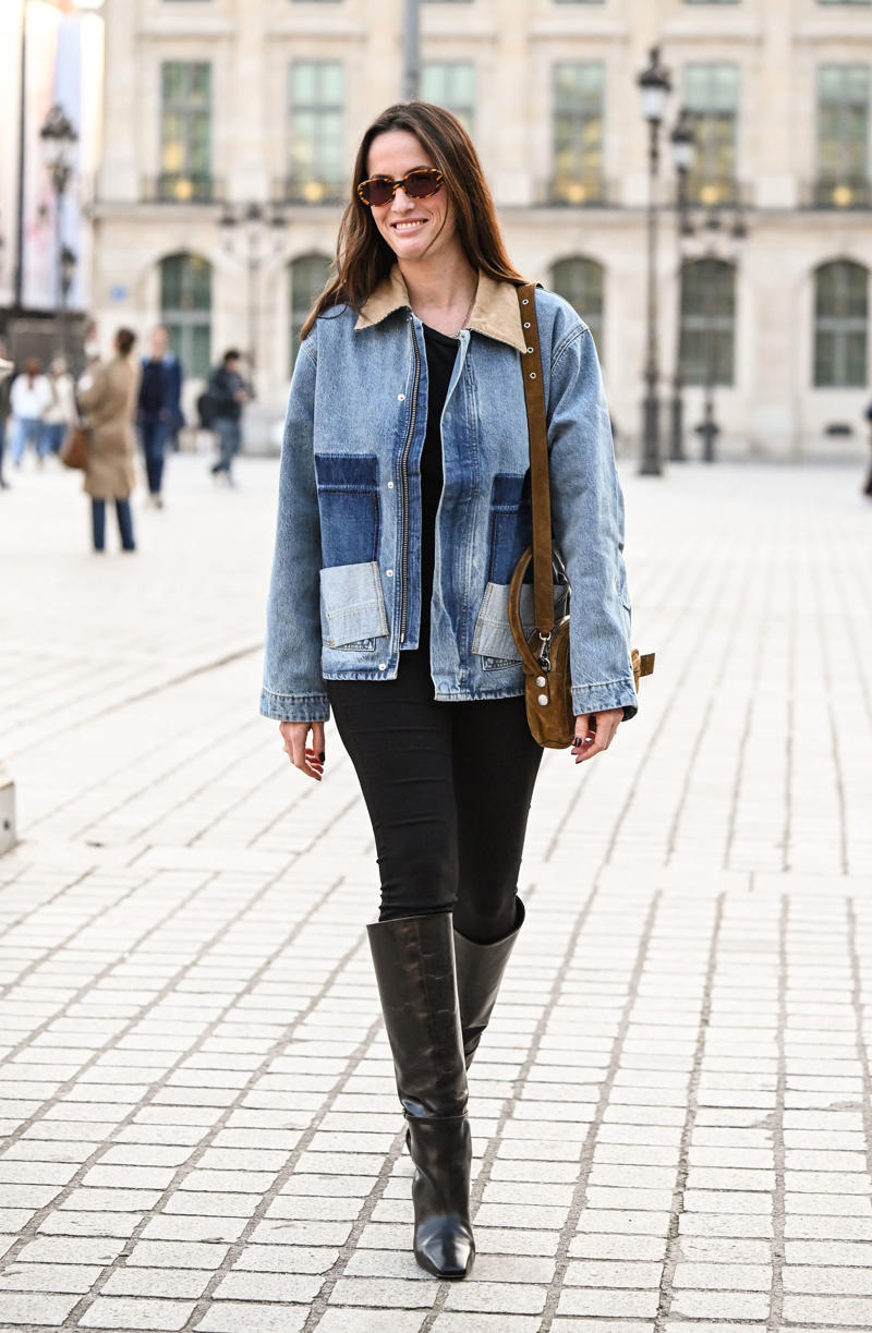 1. The Oversized-Blazer Effect, 2. Denim on Denim, but Make It Modern, 3. The Denim Jacket + Skirt Combo, 4. A Casual Vibe, Now Elevated, 5. Patterned and Patched Jean Jacket Looks, 6. The Effortless Drape Trick, 7. The Belted Denim Moment, 8. A New Pop of Color