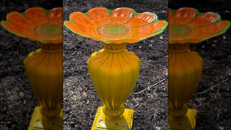 Repurpose found objects, Make use of a tree stump, Build an in ground pool, Suspend baths from low hanging branches, Upcycle an old sink, Pop a margarita glass into your planter, Repurpose an old ice cream parlor chair, Transform candlesticks or vintage lamps, Give new life to a galvanized wash tub