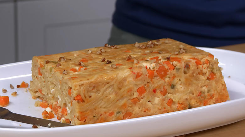 Tuna noodle casserole, Timballo, American goulash, Spaghetti Aquitania, Noodles Romanoff, Johnny Marzetti, Macaroni loaf