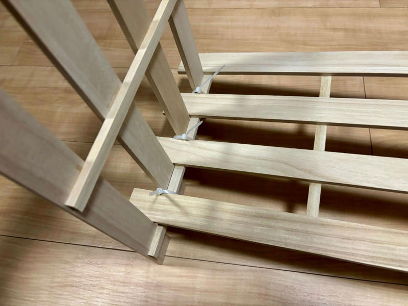 100均DIYは初心者にもおすすめ, 結束バンドで作るすのこ棚の作り方, 使用する際の注意点, すのこで簡単収納DIY