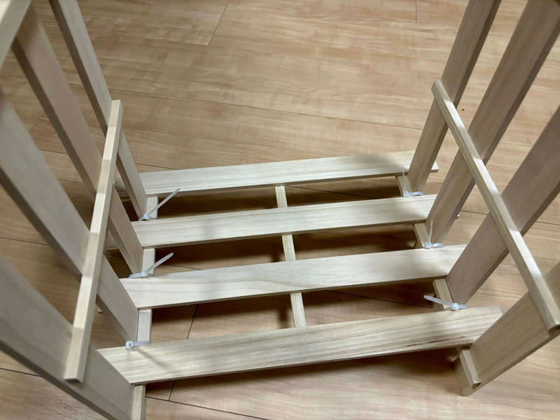 100均DIYは初心者にもおすすめ, 結束バンドで作るすのこ棚の作り方, 使用する際の注意点, すのこで簡単収納DIY