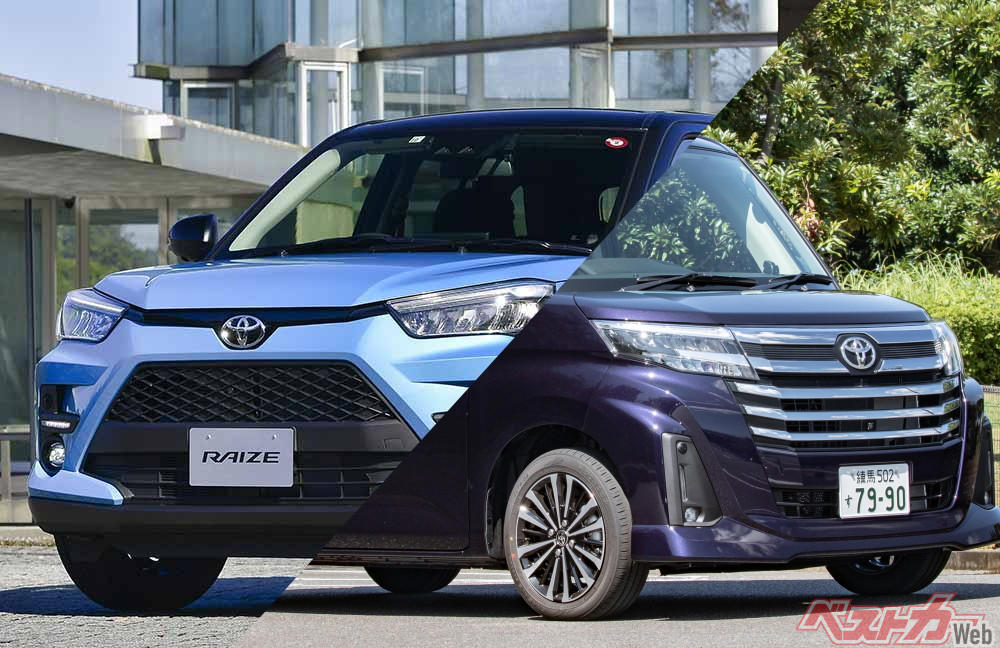 単一車型の販売ランキング1位はなに？, ストロングハイブリッドを価格破壊したライズ, スーパーハイトワゴンの魅力を拡張したルーミー, ダイハツの値ごろ感をトヨタディーラーで買える安心感