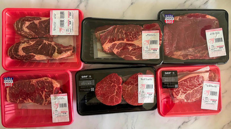 Buy: Wagyu Beef Eye Round, Skip: Beef Ribeye, Buy: New York Strip, Skip: Flank steak, Buy: Wagyu Ribeye, Skip: Chuck Roast, Methodology