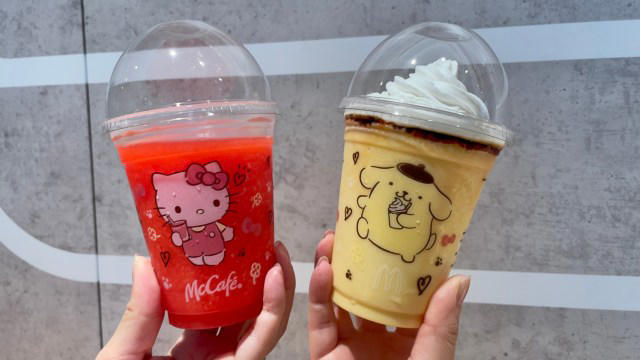 【カップがすでに優勝です】, 【ポムポムプリンコラボはまさに「飲むプリン」なのだ】, 【キティちゃんはフレッシュいちご味だよ】, 【キティ派？プリン派？どっちも派？ 】