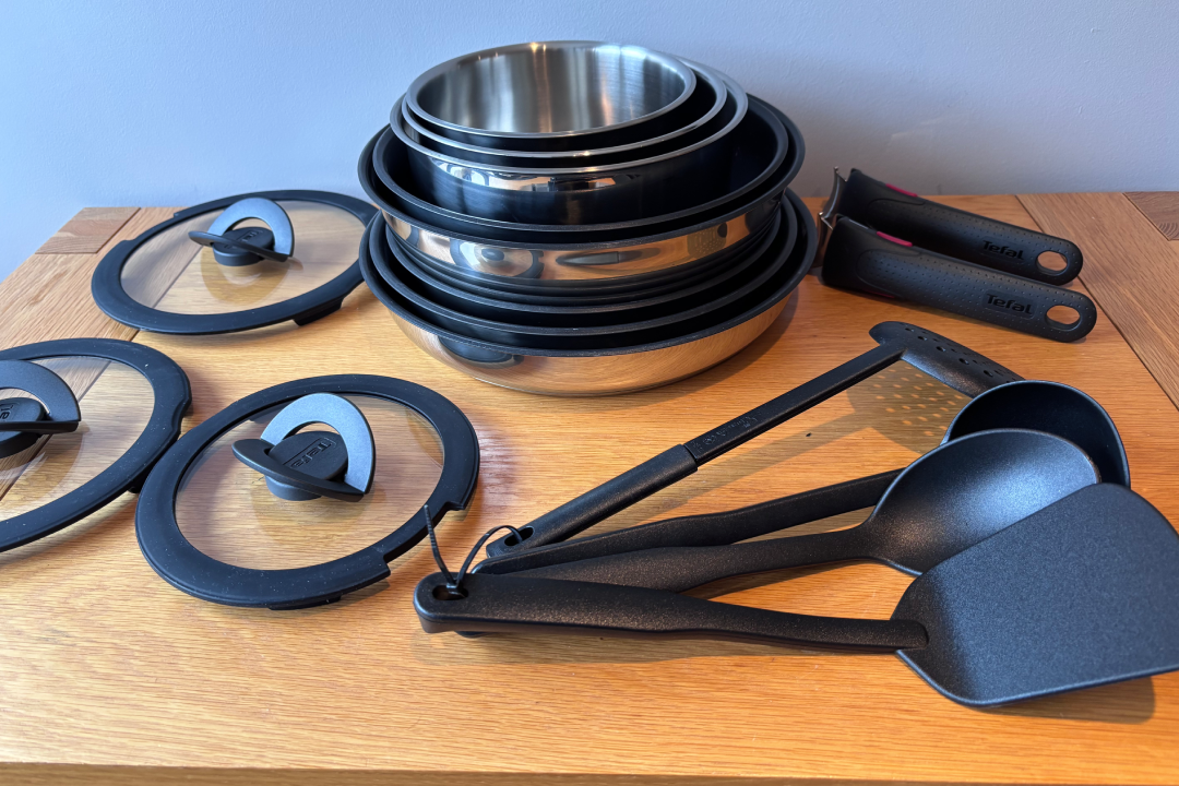 The best induction pans for 2026 are: , Our Place titanium always pan pro, Salter megastone 20cm frying pan, Circulon scratchdefense stainless steel frying pan, Le Creuset cast iron saucepan, Tefal ingenio emotion 22-piece pan set, stainless steel, Ninja ceramic pro three-piece saucepan set, HexClad 30cm hybrid wok, George Home hybrid stainless steel stockpot 28cm, Sherwood five-piece mixed pan set, Green Pan Barcelona pro grillpan 28cm, Your induction pan questions answered , What is the best induction pan?, How I tested induction pans , What pans work with induction?, Can you use induction pans on gas?, Why you can trust IndyBest reviews