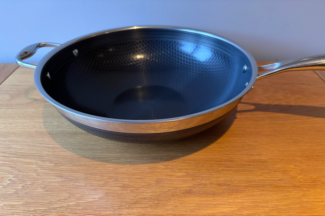 The best induction pans for 2026 are: , Our Place titanium always pan pro, Salter megastone 20cm frying pan, Circulon scratchdefense stainless steel frying pan, Le Creuset cast iron saucepan, Tefal ingenio emotion 22-piece pan set, stainless steel, Ninja ceramic pro three-piece saucepan set, HexClad 30cm hybrid wok, George Home hybrid stainless steel stockpot 28cm, Sherwood five-piece mixed pan set, Green Pan Barcelona pro grillpan 28cm, Your induction pan questions answered , What is the best induction pan?, How I tested induction pans , What pans work with induction?, Can you use induction pans on gas?, Why you can trust IndyBest reviews
