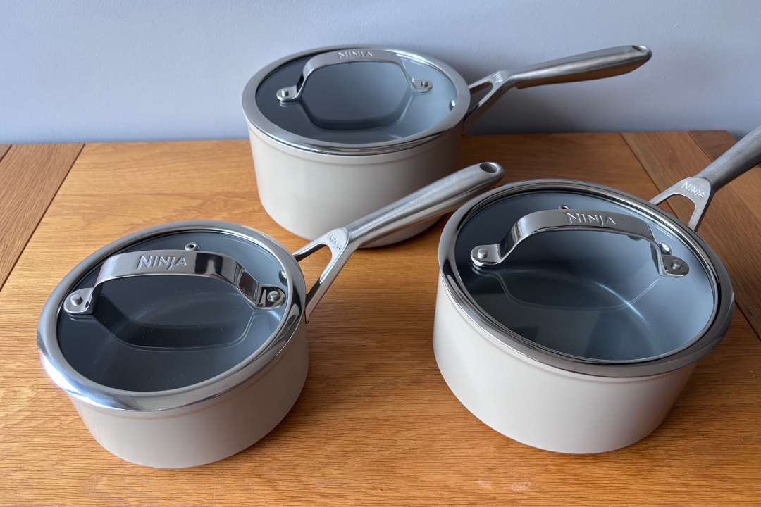 The best induction pans for 2026 are: , Our Place titanium always pan pro, Salter megastone 20cm frying pan, Circulon scratchdefense stainless steel frying pan, Le Creuset cast iron saucepan, Tefal ingenio emotion 22-piece pan set, stainless steel, Ninja ceramic pro three-piece saucepan set, HexClad 30cm hybrid wok, George Home hybrid stainless steel stockpot 28cm, Sherwood five-piece mixed pan set, Green Pan Barcelona pro grillpan 28cm, Your induction pan questions answered , What is the best induction pan?, How I tested induction pans , What pans work with induction?, Can you use induction pans on gas?, Why you can trust IndyBest reviews