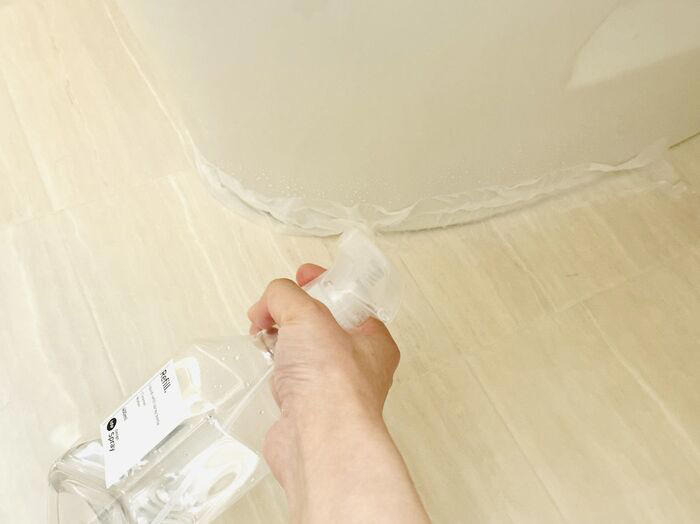 ①便器と便座の隙間, ②便器のフタ周り, ④温水洗浄便座のノズル周り, ⑤脱臭フィルター, ⑥便器と床の隙間