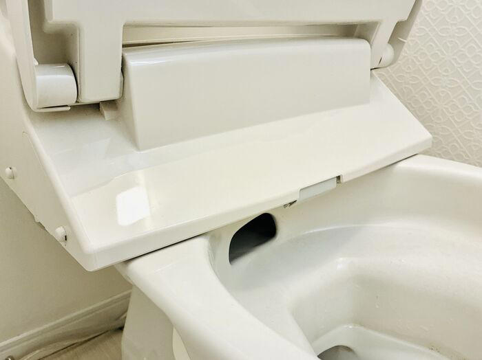 ①便器と便座の隙間, ②便器のフタ周り, ④温水洗浄便座のノズル周り, ⑤脱臭フィルター, ⑥便器と床の隙間