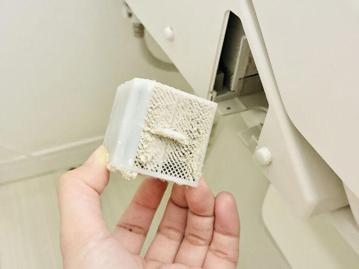 ①便器と便座の隙間, ②便器のフタ周り, ④温水洗浄便座のノズル周り, ⑤脱臭フィルター, ⑥便器と床の隙間