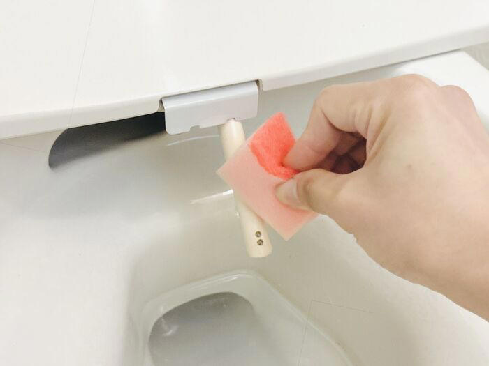 ①便器と便座の隙間, ②便器のフタ周り, ④温水洗浄便座のノズル周り, ⑤脱臭フィルター, ⑥便器と床の隙間