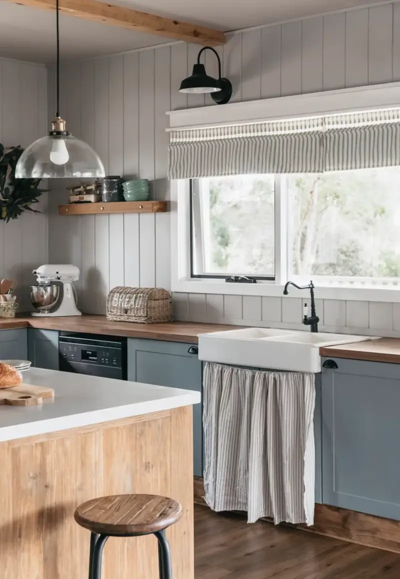 Why sink skirts are trending again, A softer alternative to cabinetry, How to make the trend feel modern, Where sink skirts work best