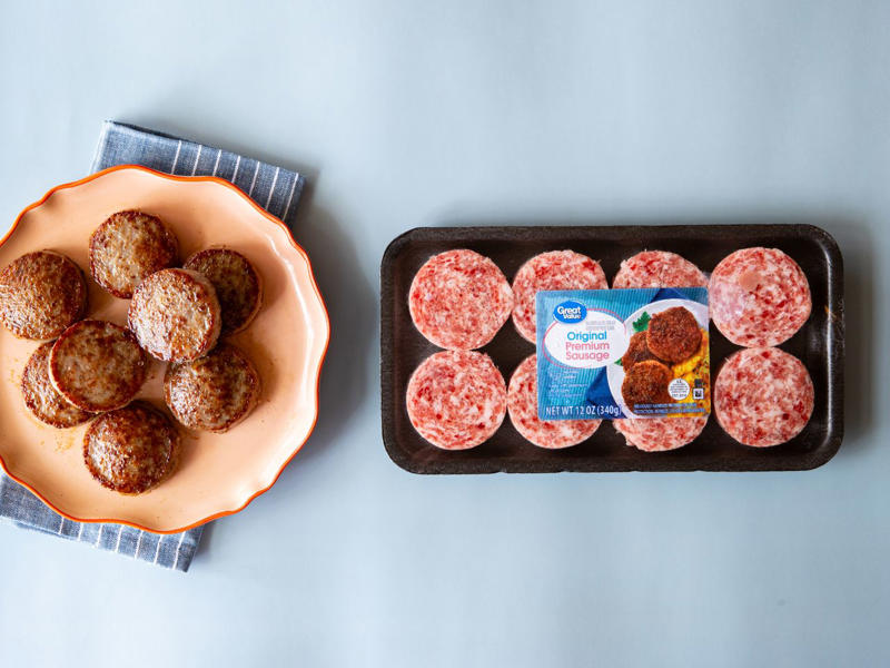 How I Selected the Breakfast Sausage To Test, How I Cooked the Breakfast Sausage, The Best Breakfast Sausages, Ranked, 8th Place: Banquet Brown 'N Serve Original Patties, 7th: Johnsonville Original Recipe Links, 6th Place: Swaggerty's Premium Sausage Links, 5th Place: Jimmy Dean Regular Tube, 4th Place: Jones Golden Brown All-Natural Pork Sausage Links, 3rd Place: Bob Evans Original Patties, 2nd Place: Great Value Original Premium Sausage Patties, 1st Place: Smithfield Hometown Original Breakfast Sausage Links
