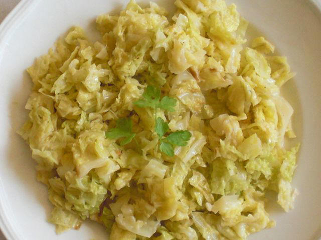 Southern Fried Cabbage, Barbecued Cabbage, Chef John's Braised Red Cabbage, Cole Porter Slaw, Super Easy Cabbage Stir-Fry, Red Cabbage with Apricots and Balsamic Vinegar, Spicy Cajun Cabbage, Savoy Cabbage and Mushrooms, Steamed Cabbage, Grilled Cabbage Wedges, Cabbage Curry, Easy Savoy Cabbage