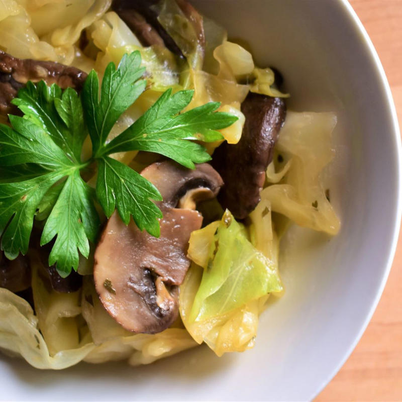 Southern Fried Cabbage, Barbecued Cabbage, Chef John's Braised Red Cabbage, Cole Porter Slaw, Super Easy Cabbage Stir-Fry, Red Cabbage with Apricots and Balsamic Vinegar, Spicy Cajun Cabbage, Savoy Cabbage and Mushrooms, Steamed Cabbage, Grilled Cabbage Wedges, Cabbage Curry, Easy Savoy Cabbage